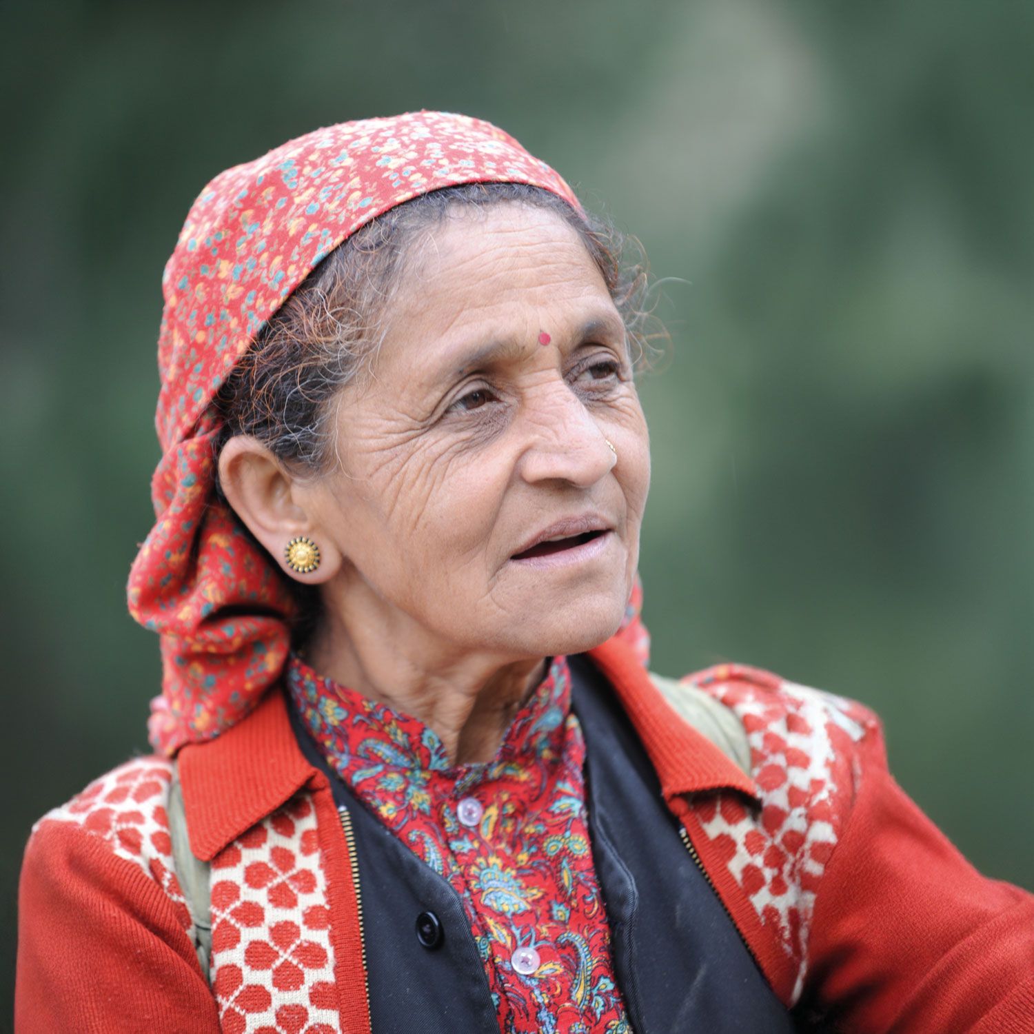 Portrait Frau aus Shimla